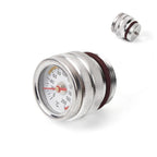 Set of 2 Oil Temperature Gauge Filler Caps for Motorcycle