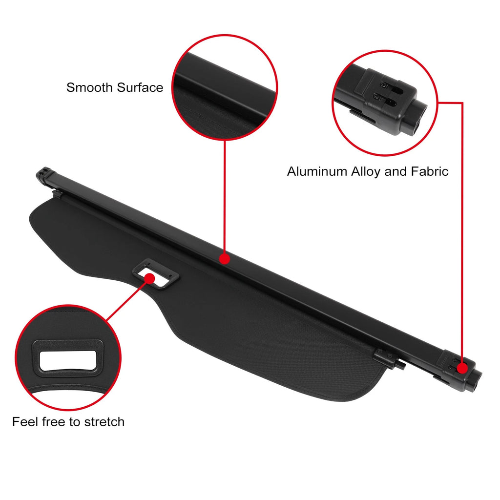 Retractable Rear Cargo Security Trunk Cover for Chevrolet Blazer (2019–2025)