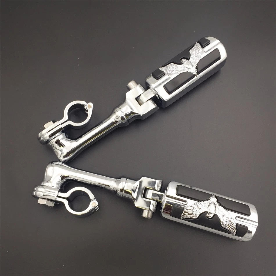 Chrome FootPeg for Harley Sportster 883 1200 Street Bob Softail CVO (2004–2023)