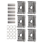 Engine Piston Set w/Rings for Chrysler Dodge 2.7L V6 (1998–2010) 5003427AA 86mm