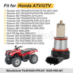 Set of 2 Idle Air Control Valves for Honda Rancher Rubicon Foreman (2000–2023) 16430-HP6-A01