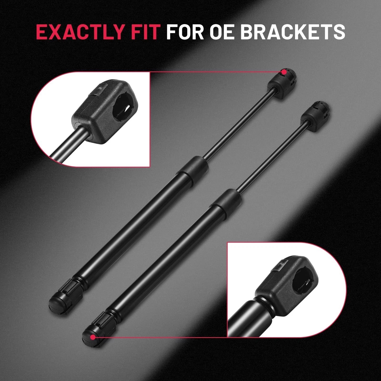 Front Hood Lift Supports Shocks Struts Gas Prop for Ford Explorer (2002-2010)