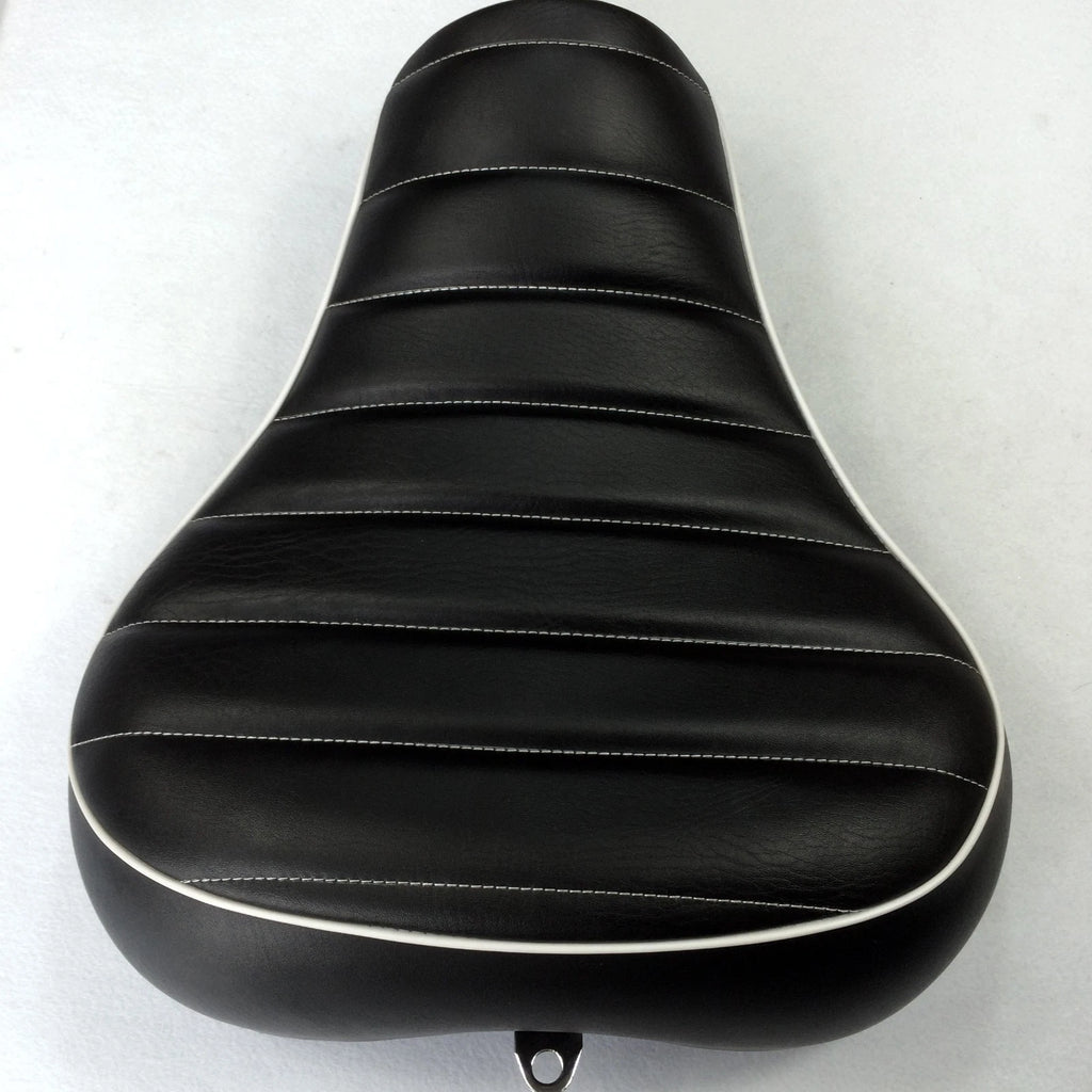 Custom Front Solo Driver Cross Stripe Seat for Harley XL 1200S (2005–2013)