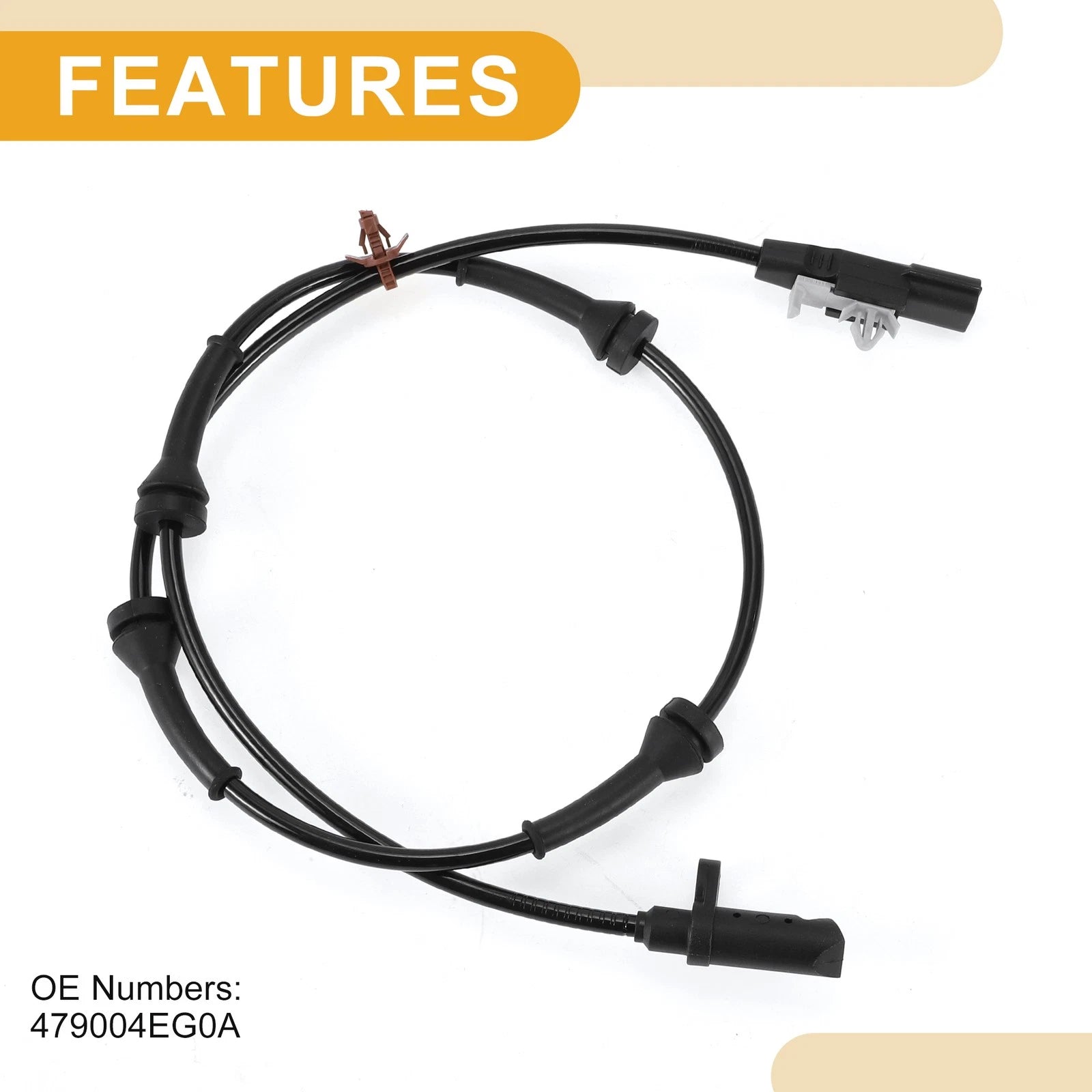 ABS Wheel Speed Sensor No. 479004EG0A for Nissan Qashqai (2014–2021) Rear