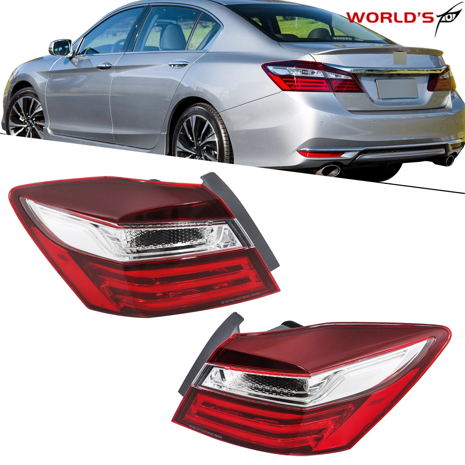 LED Tail Lights Assembly for Honda Accord (2016–2017)