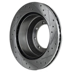 Set of 2 Drilled Slotted Disc Brakes for Ford E350 Econoline Wagon
