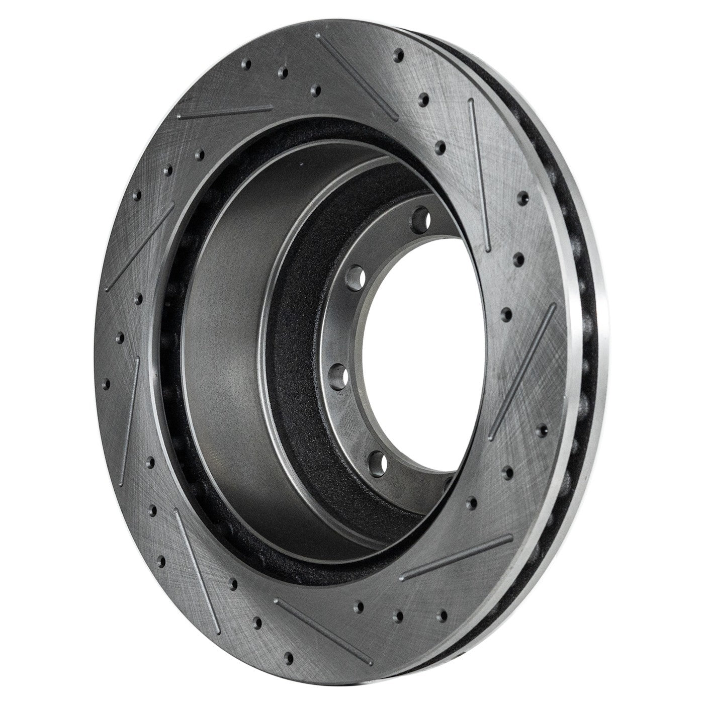 Set of 2 Drilled Slotted Disc Brakes for Ford E350 Econoline Wagon