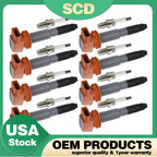 8X Ignition Coils & Spark Plugs for Porsche Cayenne/Panamera (2008–2018)