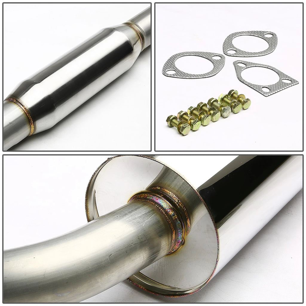 4" Double Walled Muffler Tip Catback Exhaust for Mitsubishi Eclipse (2000–2005)