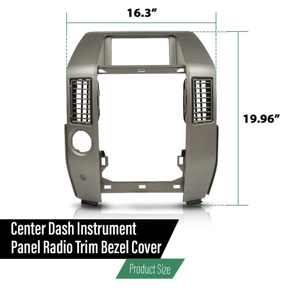 Center Dash Radio Trim Bezel for Infiniti QX56 (2004–2007)