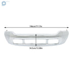 Steel Split Front Bumper Covers for Ford F-250 F-350 Super Duty (1999–2004) Chrome
