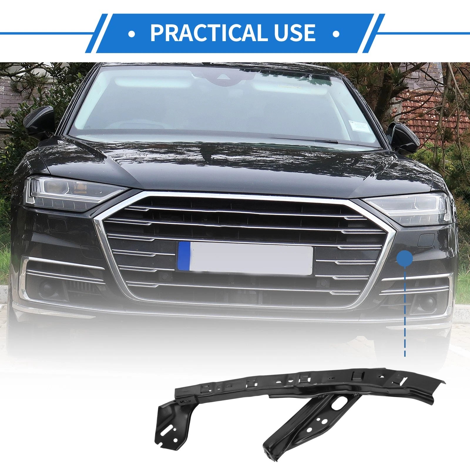 Front Left Bumper Retainer Bracket No. 71190TR0A00 for Honda Civic (2012–2015)