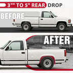 Rear Drop Shock Extender Kit for Chevy GMC C1500 2WD (1988-1998)