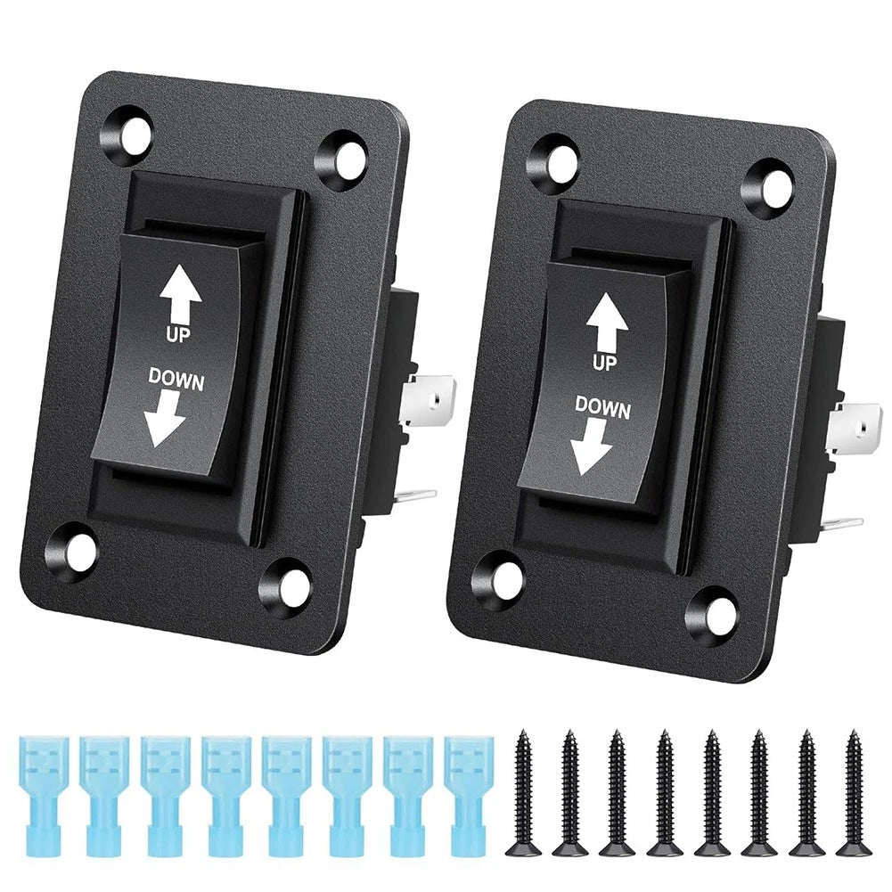 Stabilizer Rocker Switch 30A DPDT for RV Trailer (30A)
