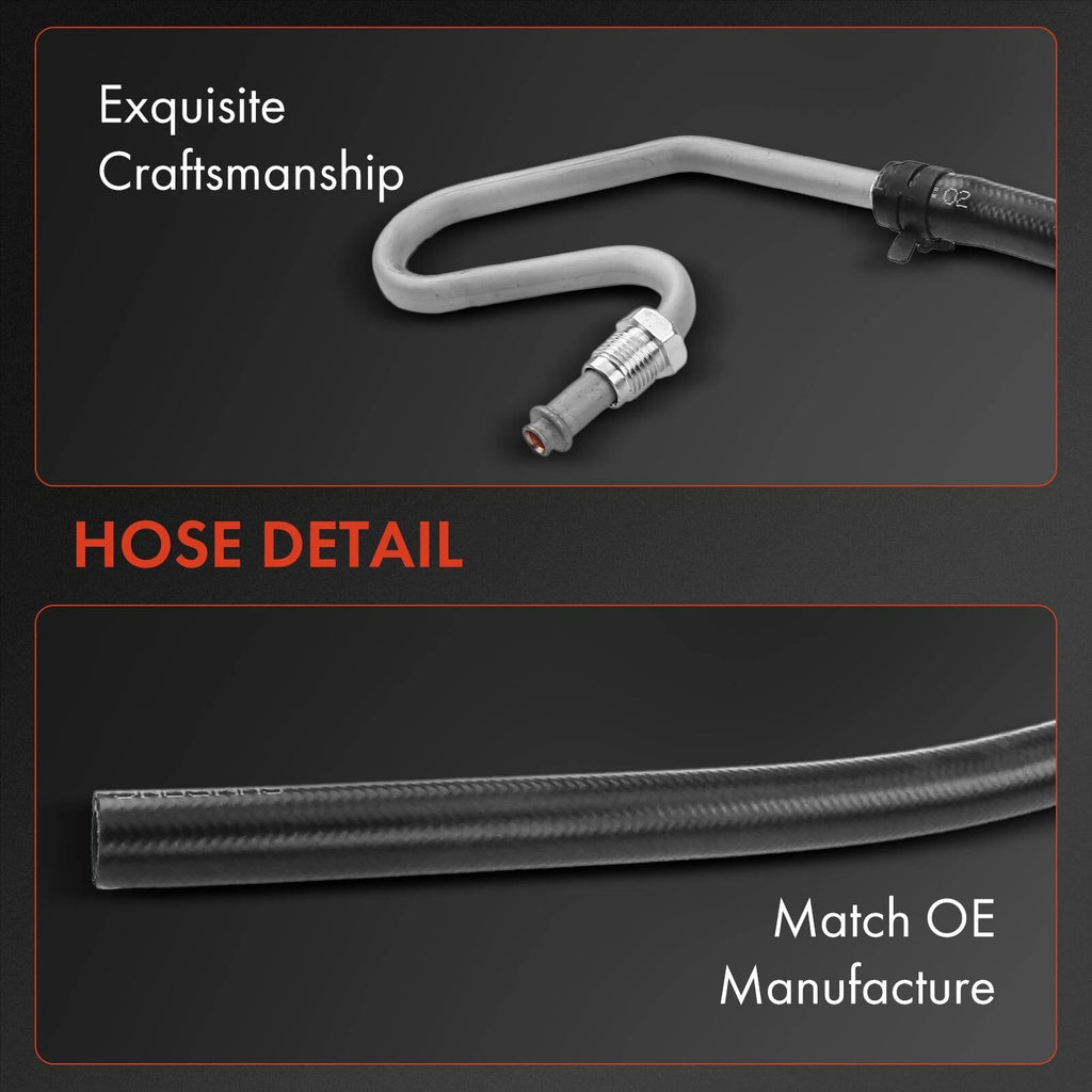 Power Steering Return Line Hose for Chevrolet C1500 GMC K1500 (1990–1999)