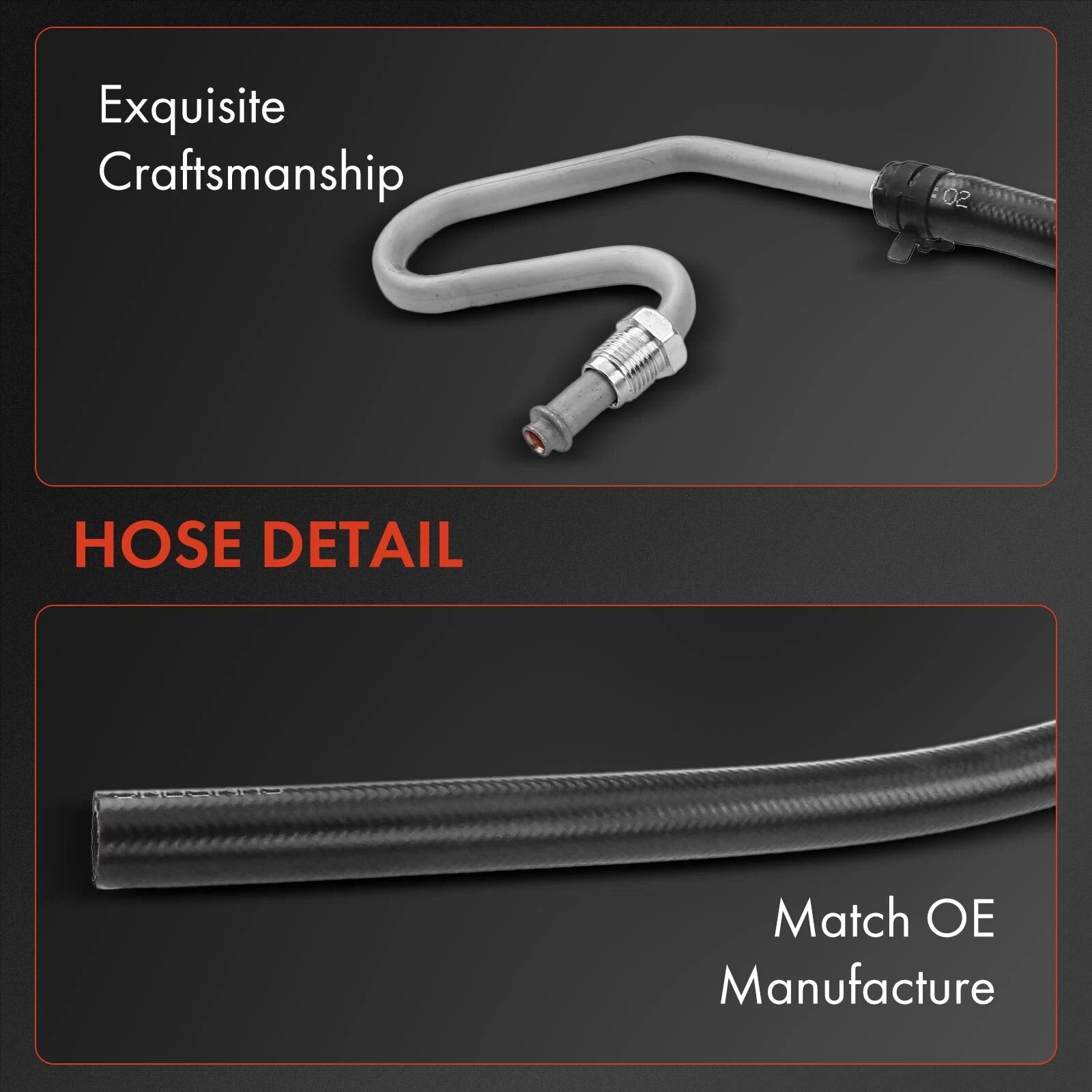 Power Steering Return Line Hose for Chevrolet C1500 GMC K1500 (1990–1999)