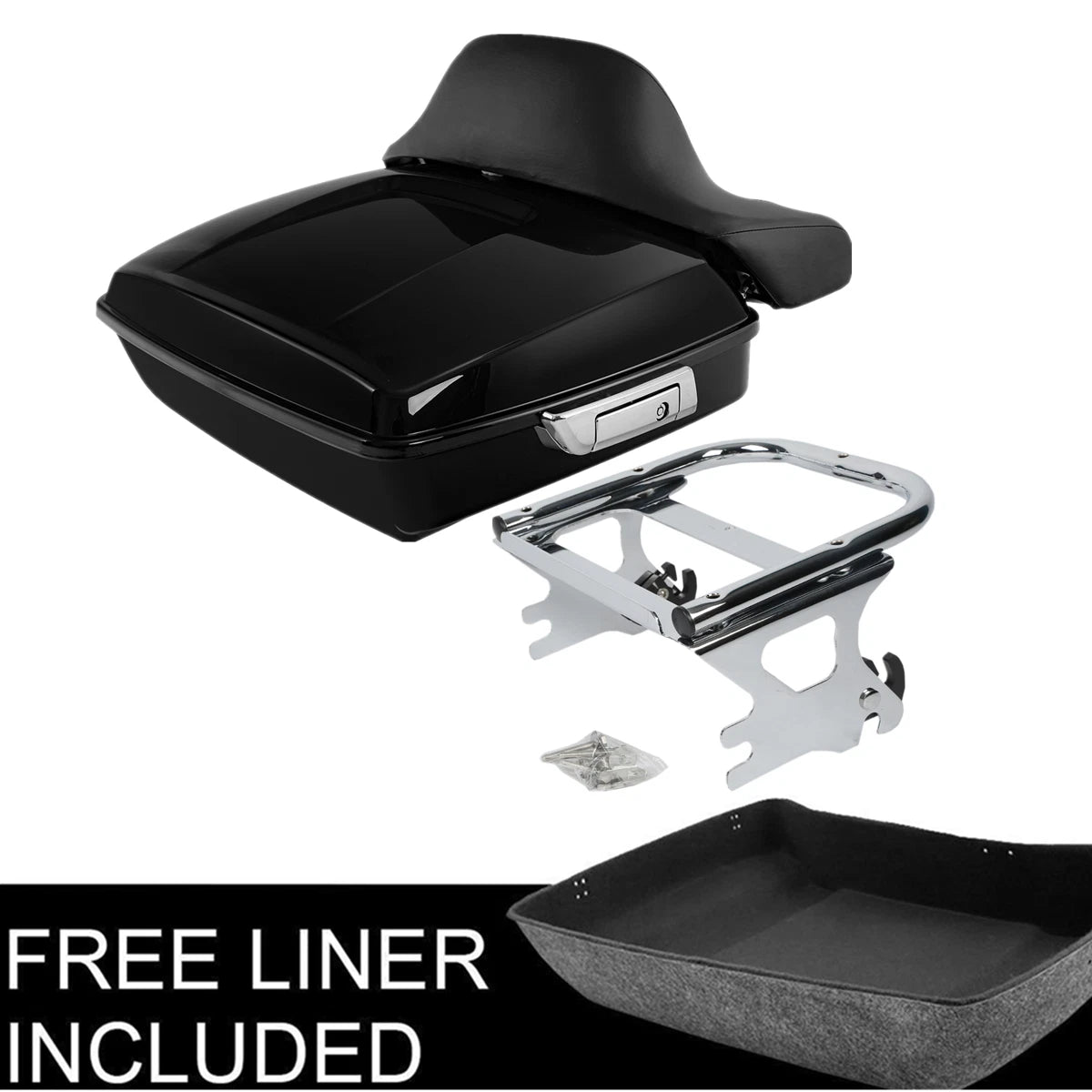 Trunk Pad Mount Rack for Harley Touring Street Glide (1997–2008)