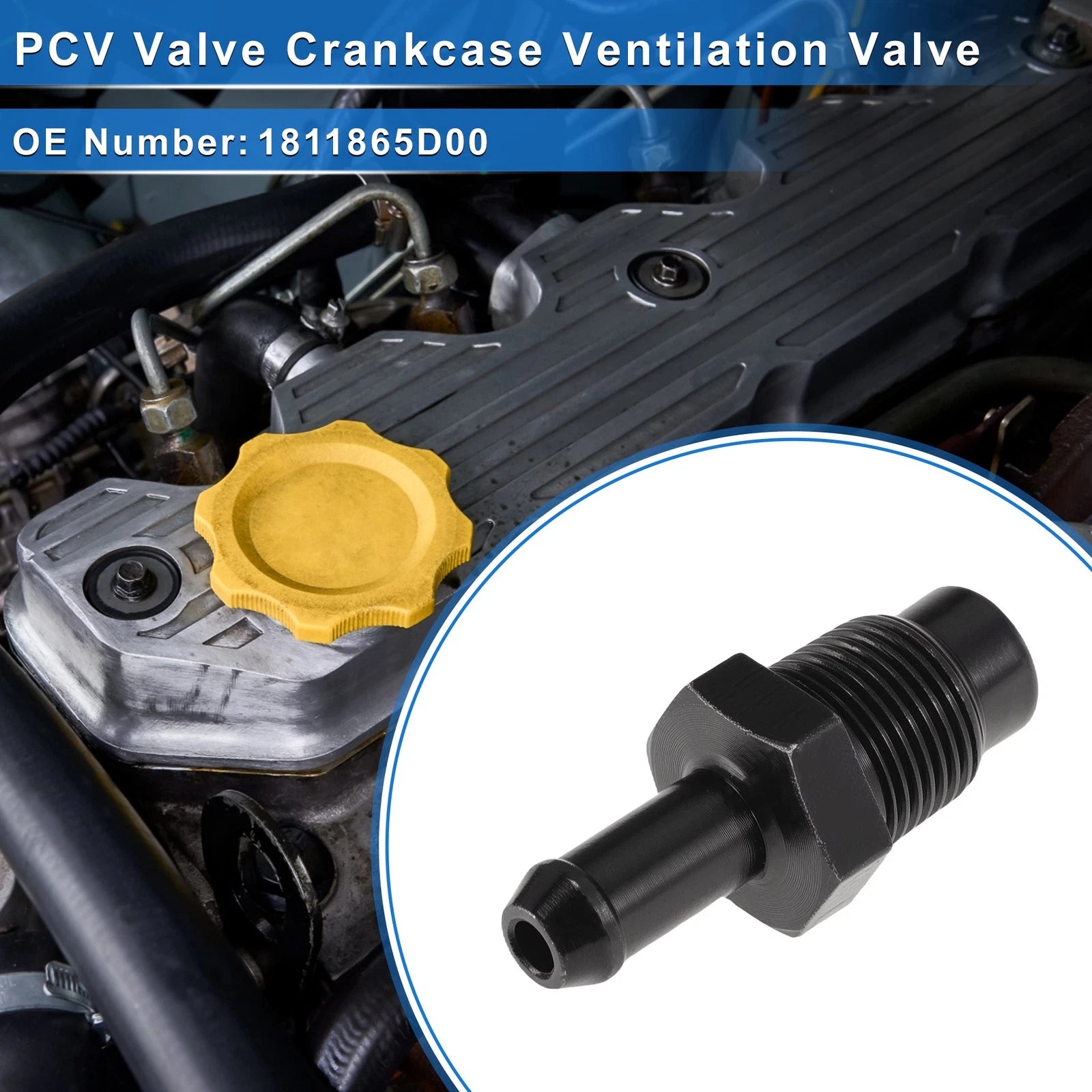 PCV Valve for Suzuki Grand Vitara (2004–2008) 1811865D00