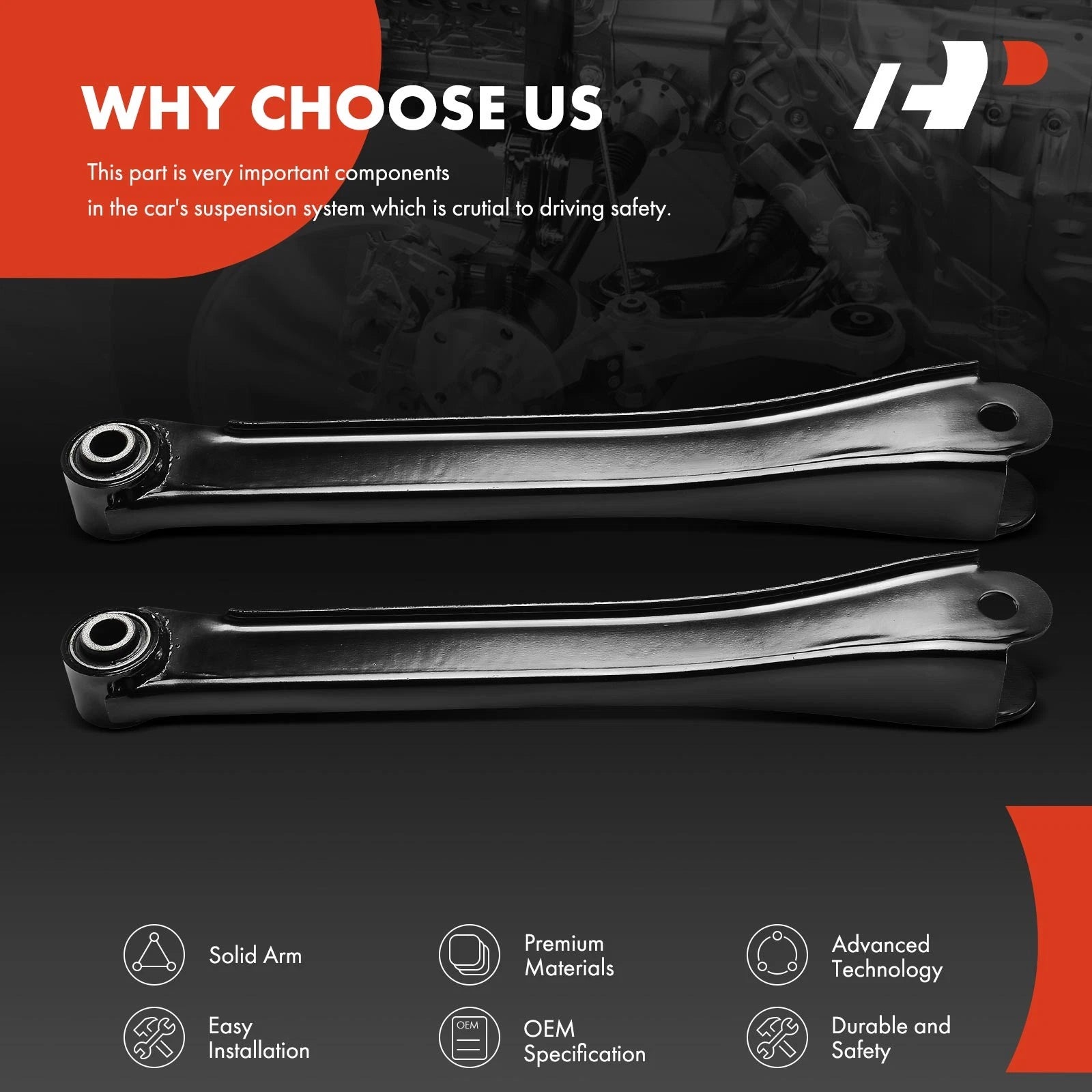 2Pcs Suspension Control Arm Kit for Kia Sportage