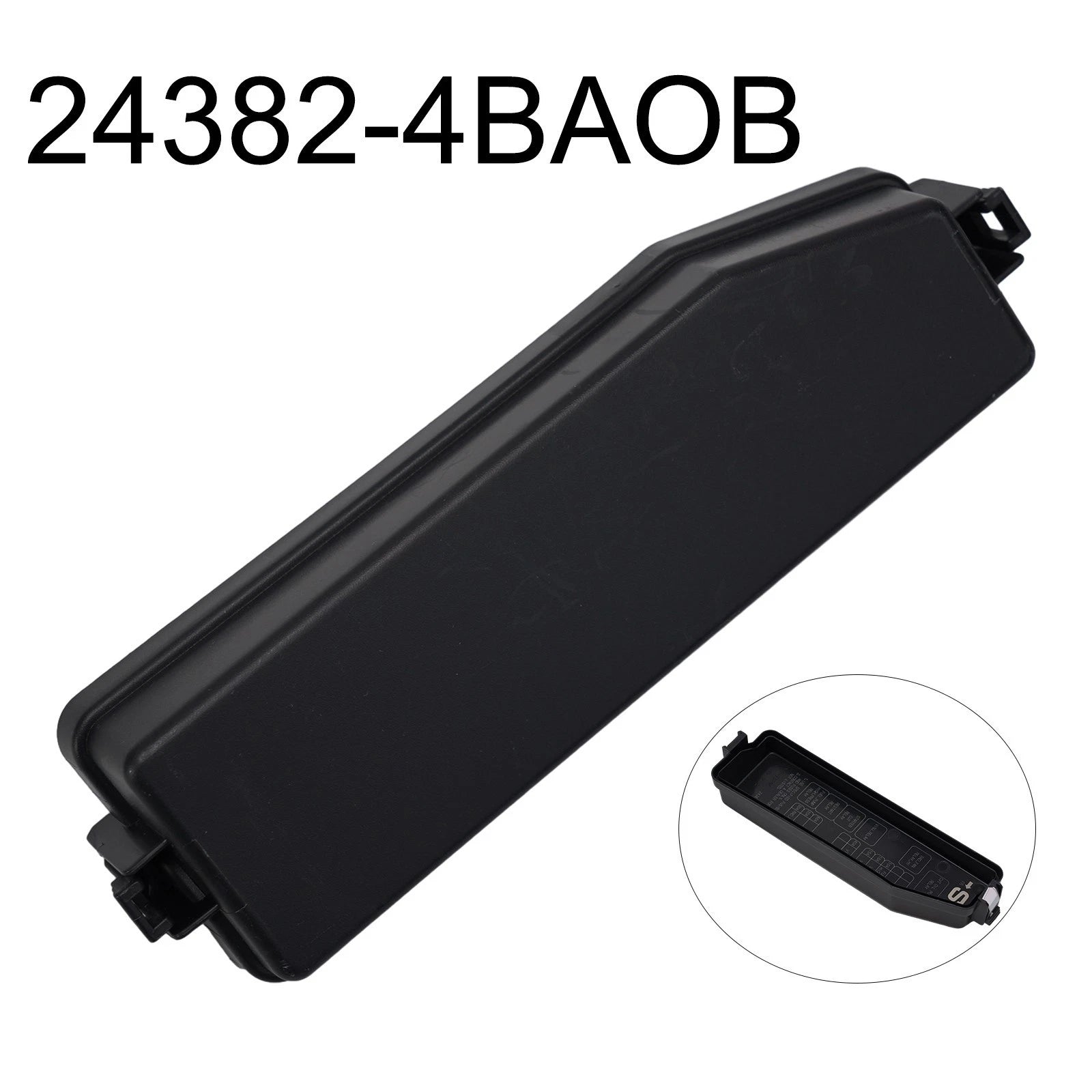 Fuse Box Cover for Nissan (Plug-and-Play, Black)