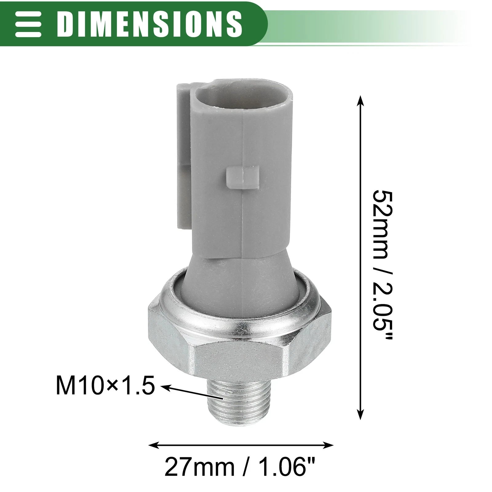 Fuel Oil Pressure Sensor for Mitsubishi Outlander (2007–2019) MN163743