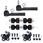 Set of 6 Suspension Ball Joints Sway Bar Tie Rods for Chevy Cavalier (1997–2004)