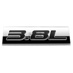 Polished Chrome Badge for 3.8L Engine (No Specific )