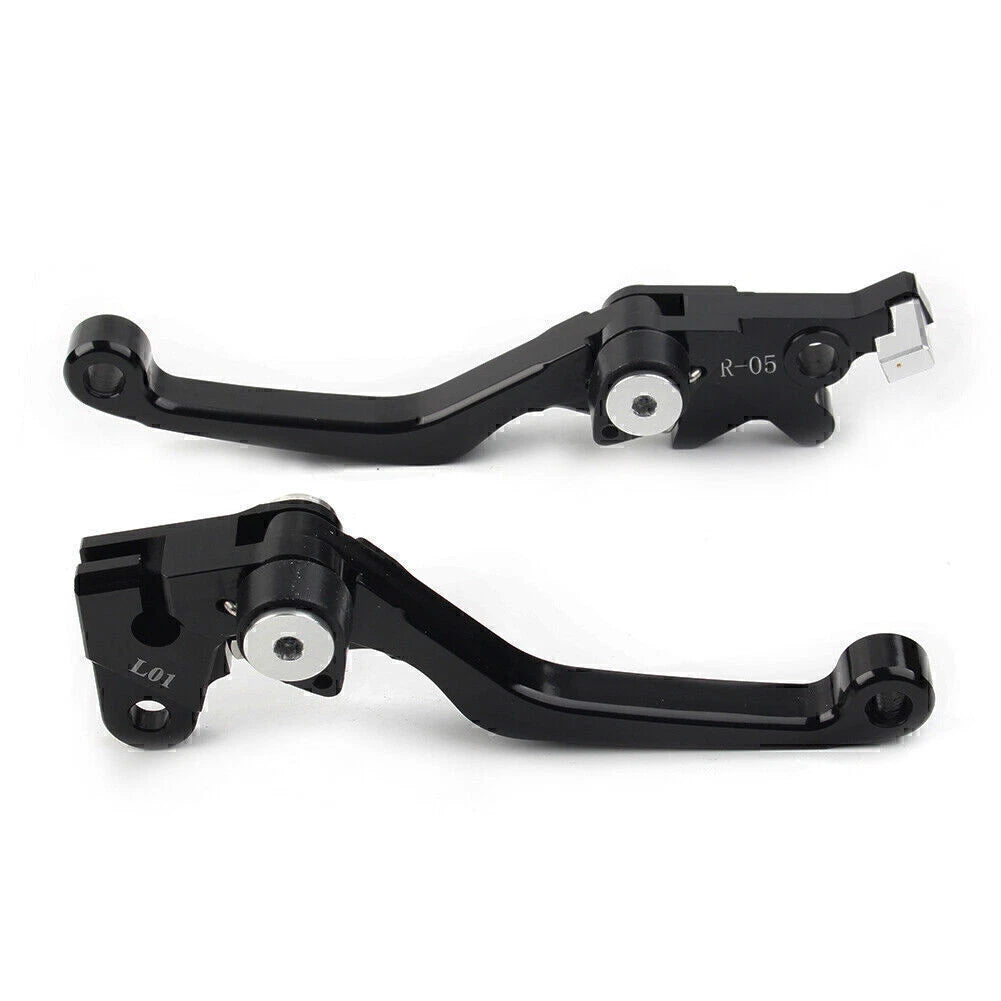 Black Pivot Brake Clutch Levers for Honda XR250/Motard (1995–2007) CRM250R/AR (1994–1998)