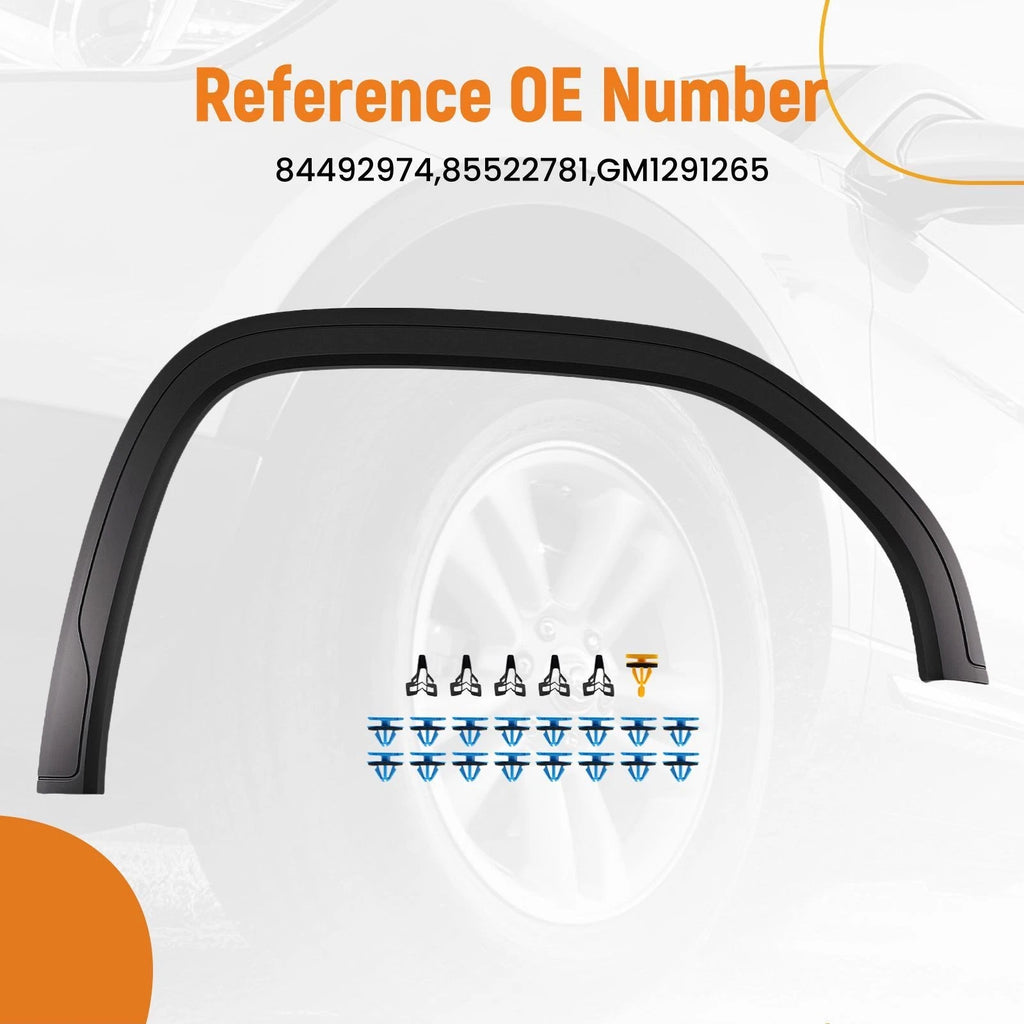 Fender Arch Molding Trim for GMC Sierra 1500 (2019–2023) Front Right PP