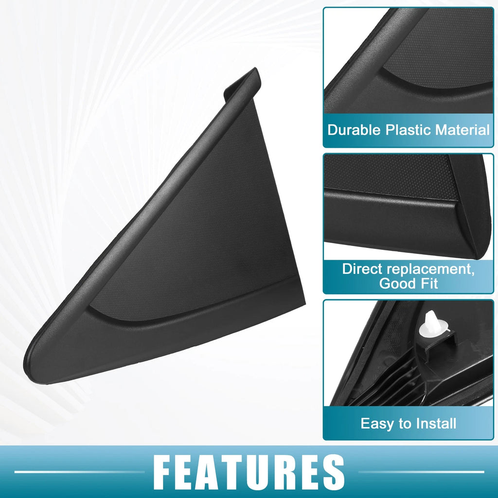 Left Rear Door Window Glass Triangle Trim Cover No. 95991480 for Chevrolet Cruze (2011–2019)
