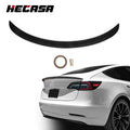 Rear Spoiler for Tesla Model 3 (2017–2023) Carbon Fiber Look Duck Tail