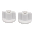 Set of 4 Rear Nut Fixed Replacement for 6mm Screws (White)