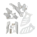 Front Rider Footpegs Footrests Bracket for Suzuki GSXR600 GSXR750 (2011–2025)