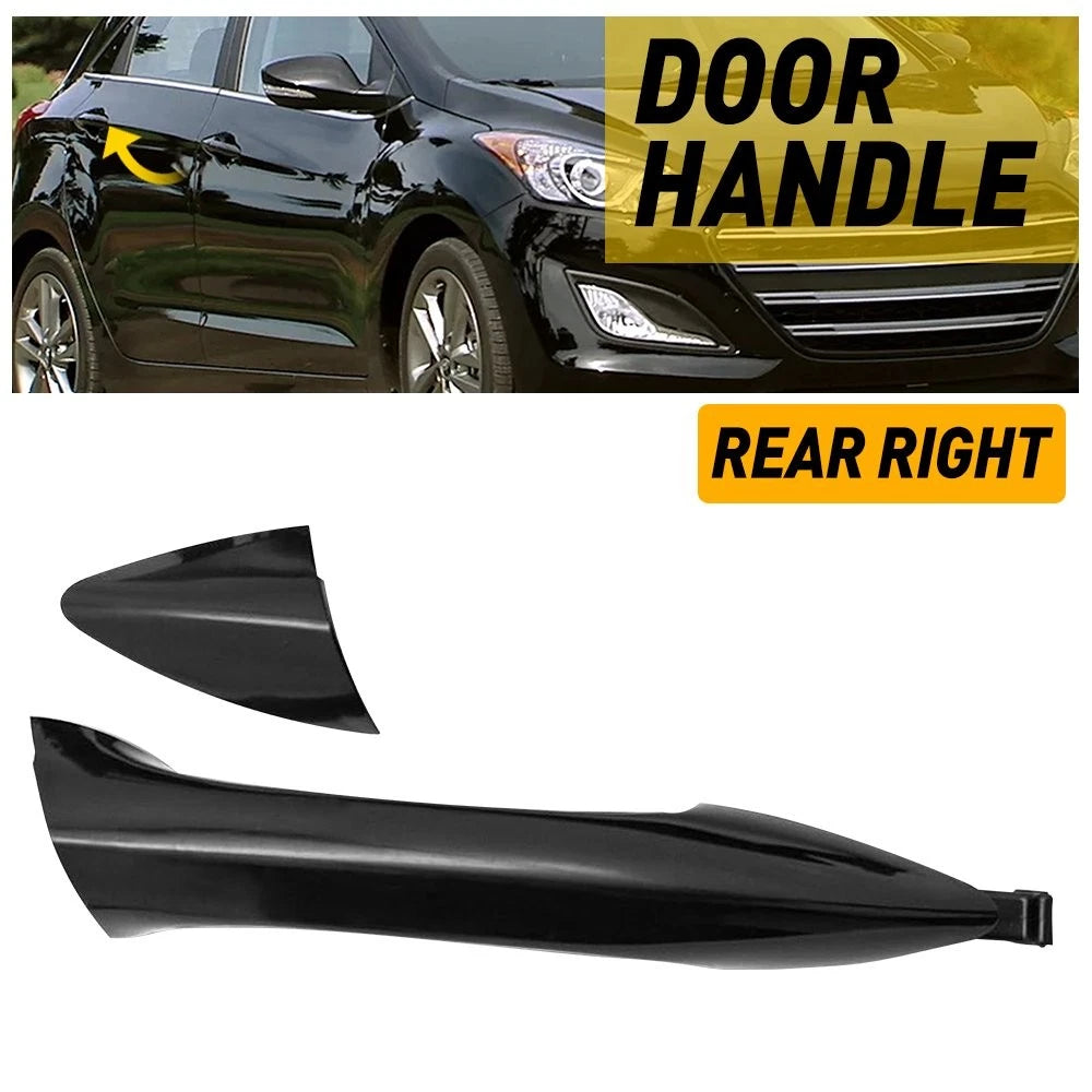 Rear Exterior Door Handle for Hyundai Elantra (2011–2016) RH Passenger Side