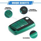 3 Buttons Remote Key Fob Case Cover for Volkswagen Golf 7, Polo (2013–2021)
