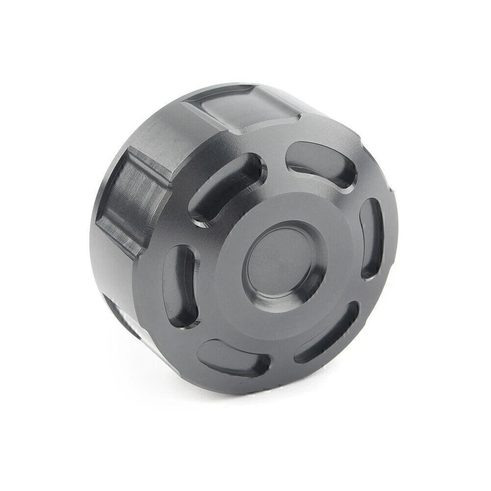 CNC Rear Brake Fluid Reservoir Cover Cap for Kawasaki Z800 Z1000 (2013–2016) Titanium