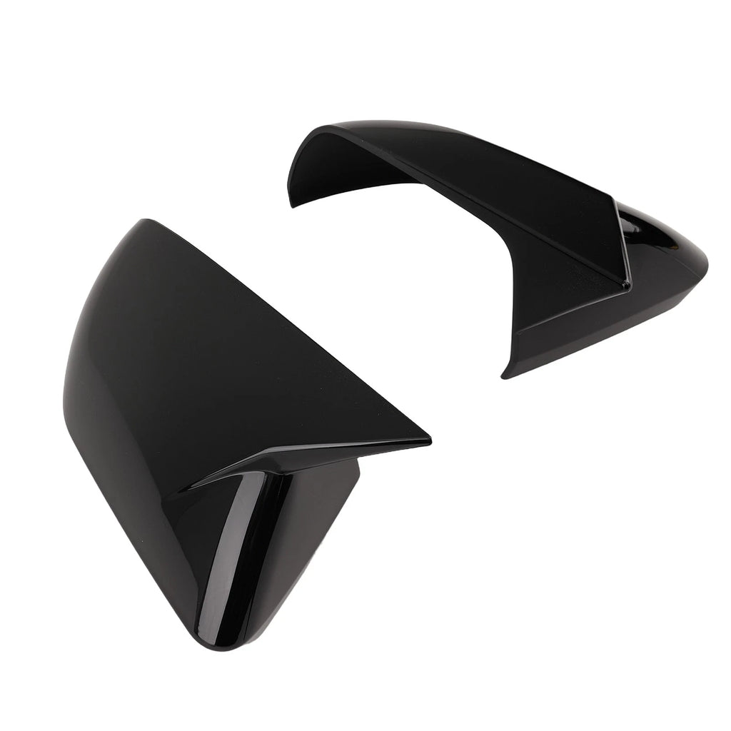 Set of 2 Door Mirror Caps for Ford Mustang (2015–2023) Black ABS
