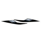Car Eyelids Headlight Eyebrows Trim for Ford Focus MK2 2008-2010 ()