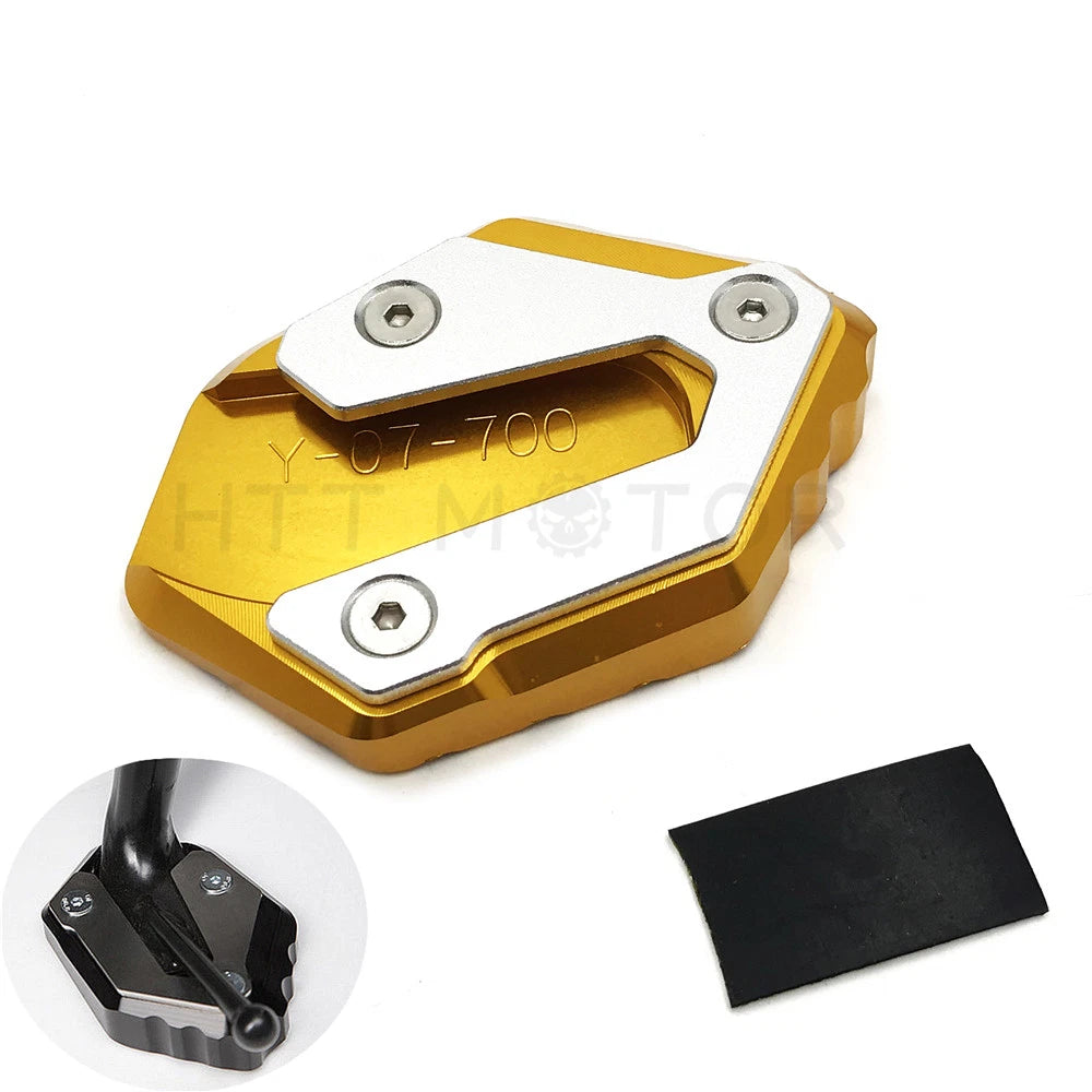 Side Stand Kickstand Support Plate Foot Pads for Yamaha MT-07 FZ07 XSR700 (2014–2017)