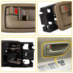 Inside Door Handle Trim for Toyota Sequoia (2001–2007) Beige Tan Left Driver