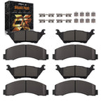 Set of 4 Front & Rear Brake Pads for Ford F-150 (2012–2020) P1414 P1602