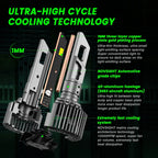 2X NOVSIGHT LED Headlights H11 Low Beam Bulbs Kit 6500K 22000LM for