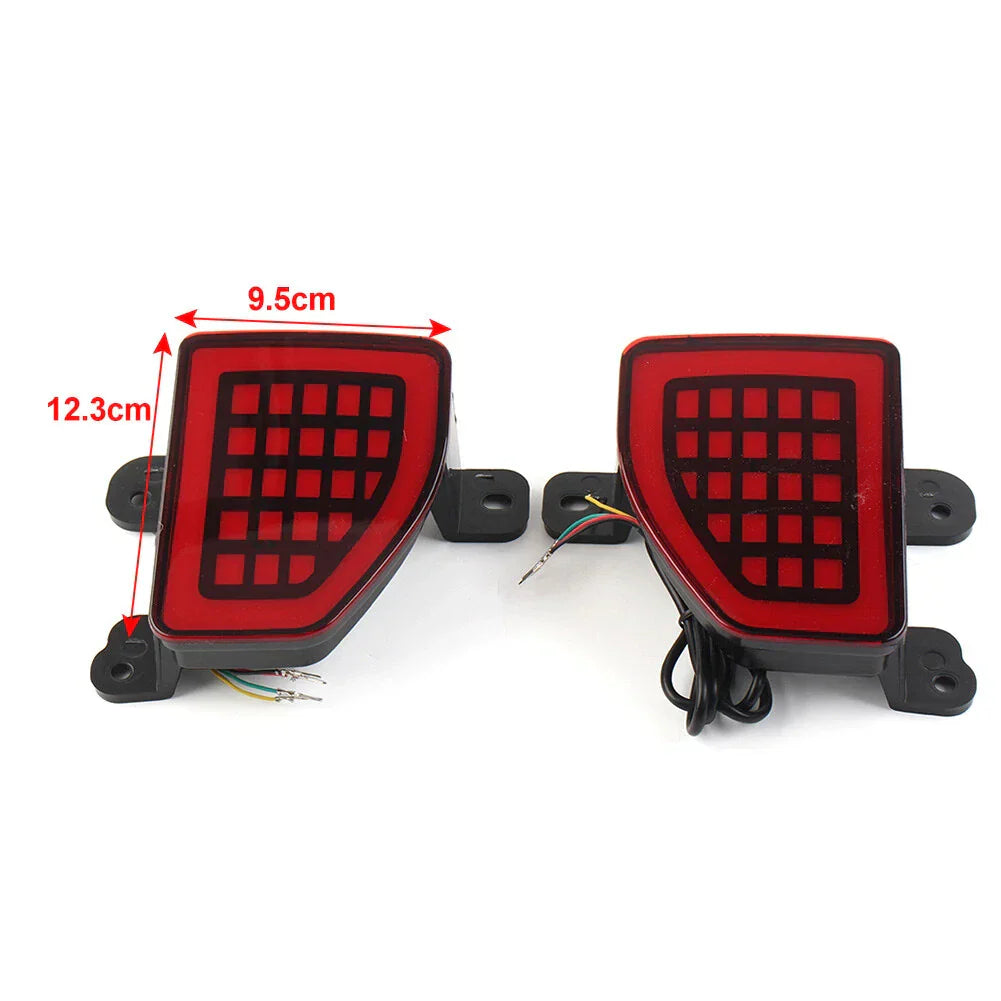 LED Brake Tail Light Sequential Turn Signal Lamp for Jeep Wrangler (2018-2022)
