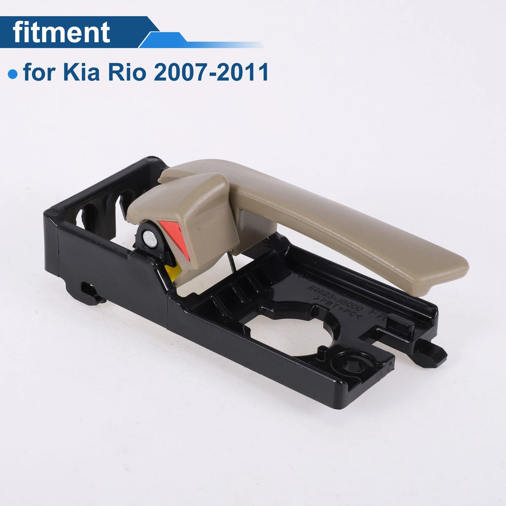 Front Driver Side Interior Door Handle for Kia Rio (2012–2017) No. 826201G000 Beige Black