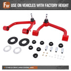 Front Upper Tubular Control Arms for Chevrolet Silverado 1500 (2019–2024)