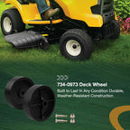 2X Rear Deck Wheel & Hardware Kit for MTD Toro Cub Cadet
