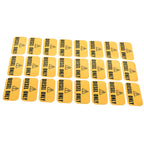Diesel Only Sticker for Weather Proof Use (Yellow)