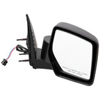 Power Mirror for Jeep Liberty (2008–2012) Right Textured Black Manual Folding