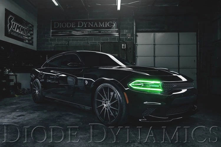 LED Boards Pair Replacement Multi Color w Bluetooth Control for Dodge Charger (2015–2018)