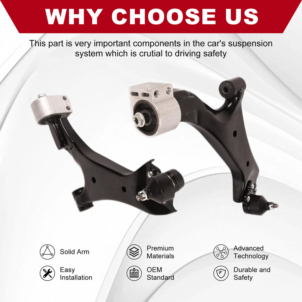 Front Lower Control Arm with Ball Joint for Chevy Equinox GMC Terrain (2010-2017)